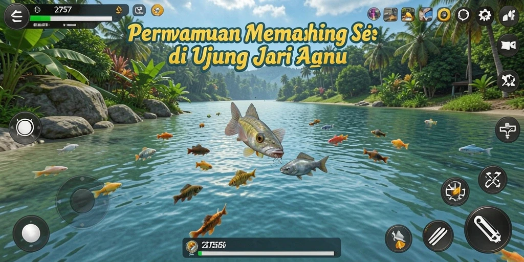 Tangkapan ikan besar dalam gameplay 2757 yang mendebarkan.