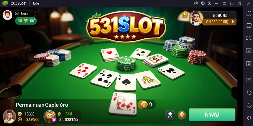 Screenshot gameplay Gaple yang menarik di 531SLOT.