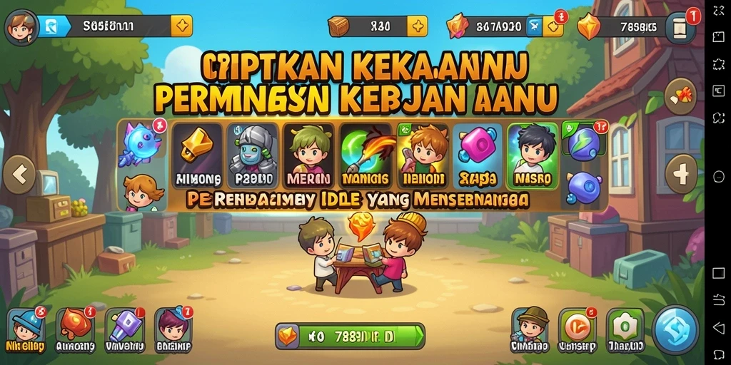 Tampilan gameplay 789RP yang menarik dan interaktif untuk penggemar Idle.