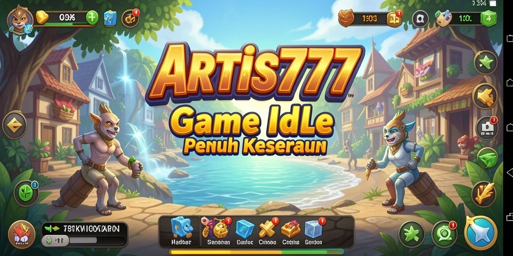 Tampilan gameplay menarik dari ARTIS777 yang penuh dengan aksi Idle.