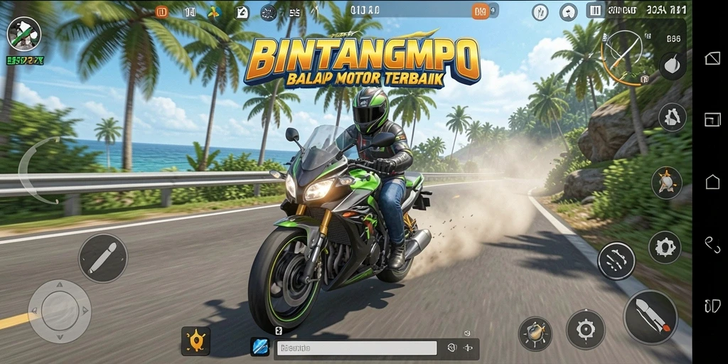 Tampilan gameplay BINTANGMPO yang seru dan penuh aksi.