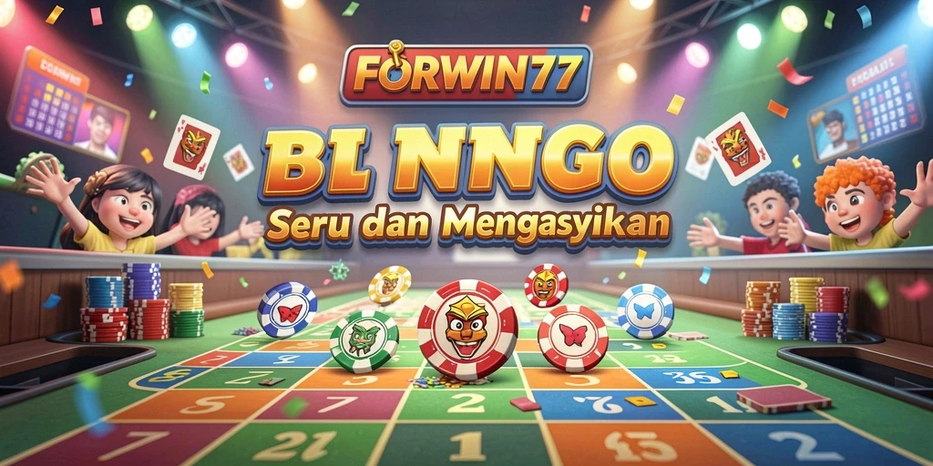 Tampilan gameplay seru dari FORWIN77 dengan suasana Bingo yang menarik.