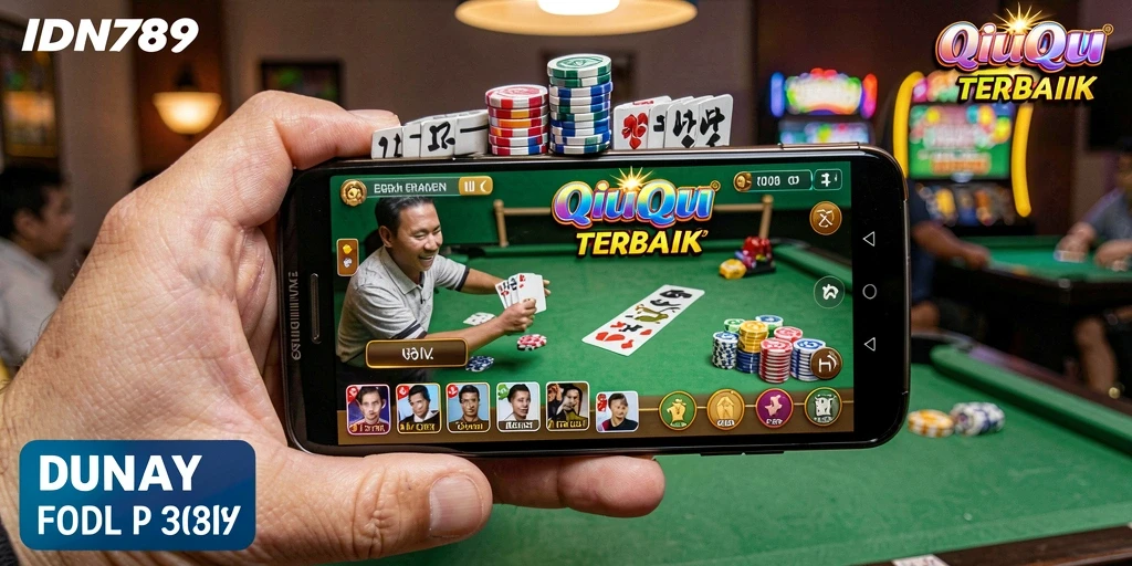 Tampilan gameplay seru dan kompetitif dari IDN789 QiuQiu.