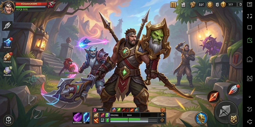 Screenshot KODOKHOKI889 menampilkan aksi pertarungan yang mendebarkan dalam dunia ARPG.