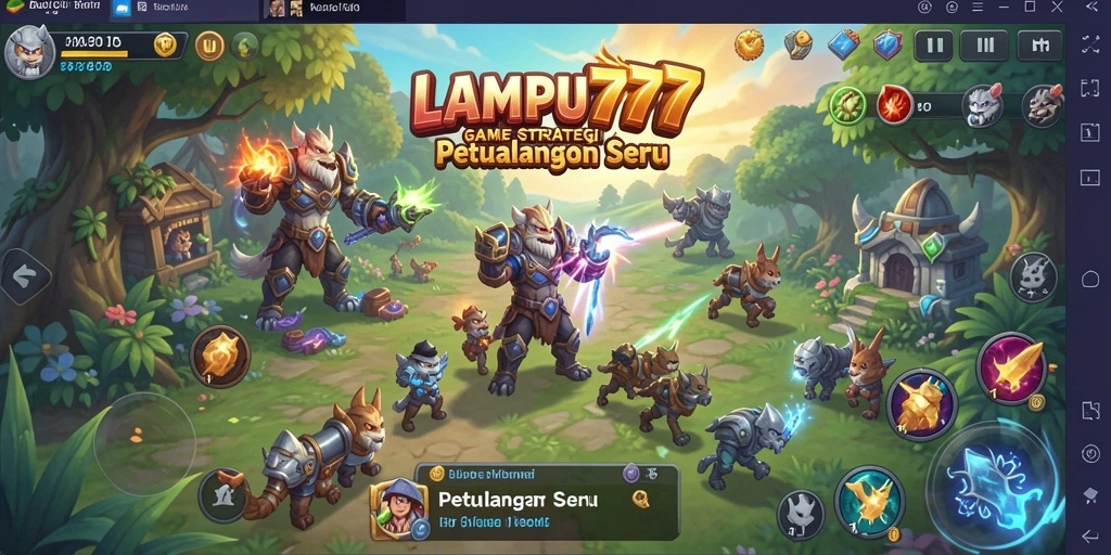 Tampilan gameplay seru dalam LAMPU777 dengan strategi yang mendalam.