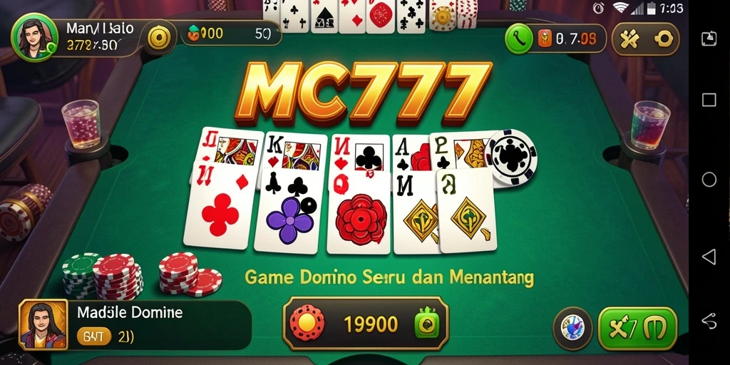Tampilan utama gameplay MC777 yang menarik dan interaktif.