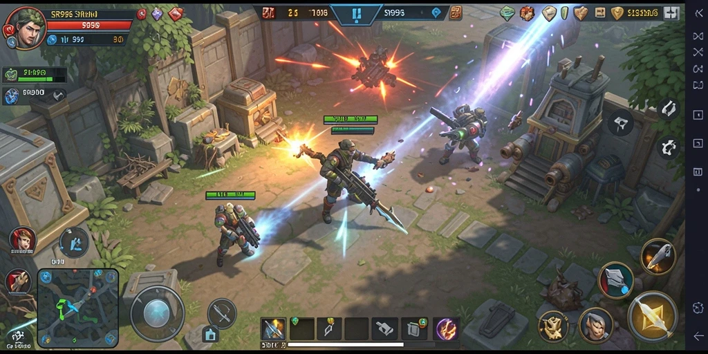 Tampilan gameplay SLG yang memukau dari SR996.