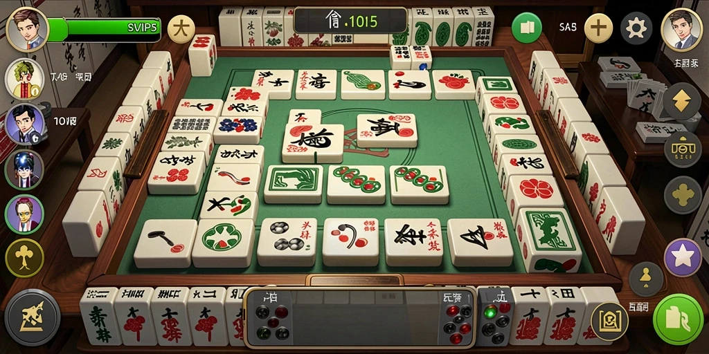 Tampilan gameplay SVIP5 dengan tantangan Mahjong yang menarik.