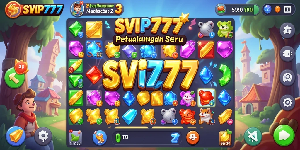 Tampilan menarik dari gameplay di SVIP777 dengan pertemuan warna-warni.